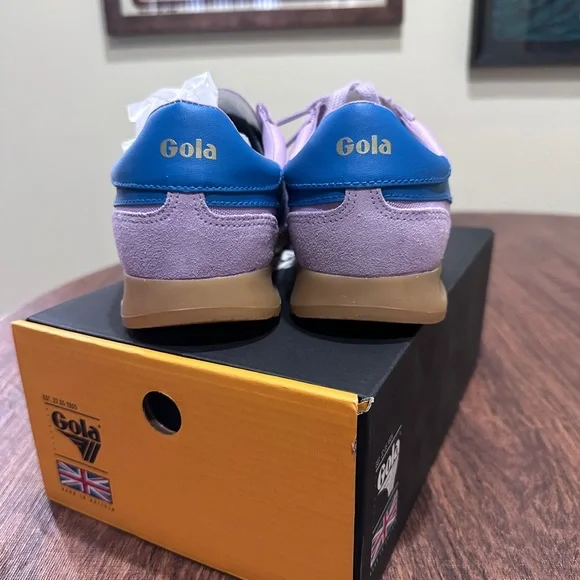 New Gola Tornado Sneakers Lilac/Santorini Size: 6.5 - Picture 10 of 11